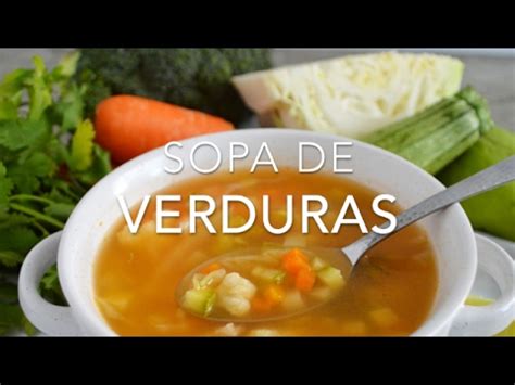 Después, cuando la cebolla se encuentre dorada y haya botado todo el jugo, coloca la carne y cocínela a sopa toscana de frejoles. SOPA DE VERDURAS (deliciosa & nutritiva) - Recetas fáciles ...