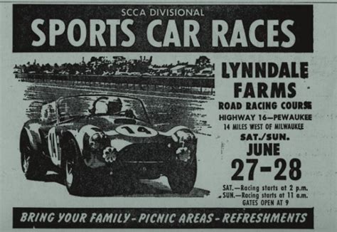Scca Divisional Lynndale Farms Apbpcp 1964 Photo Gallery Racing