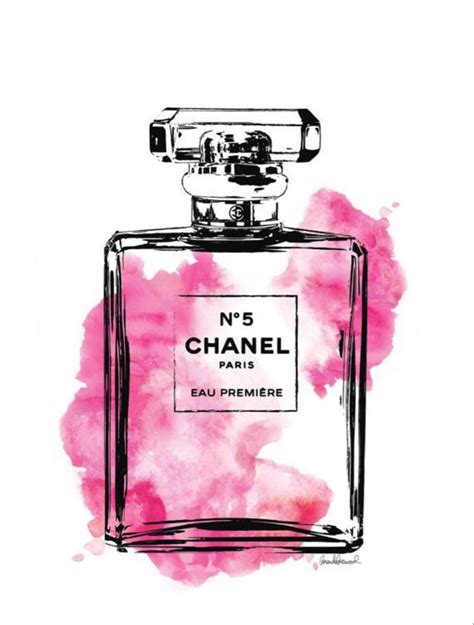 Art Chanel Chanel Art Print Perfume Chanel Chanel Poster Chanel Wall Art Chanel No Pink