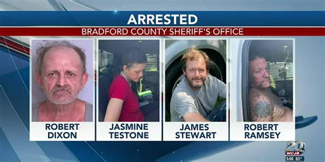 Four Bradford County residents arrested in Starke drug bust