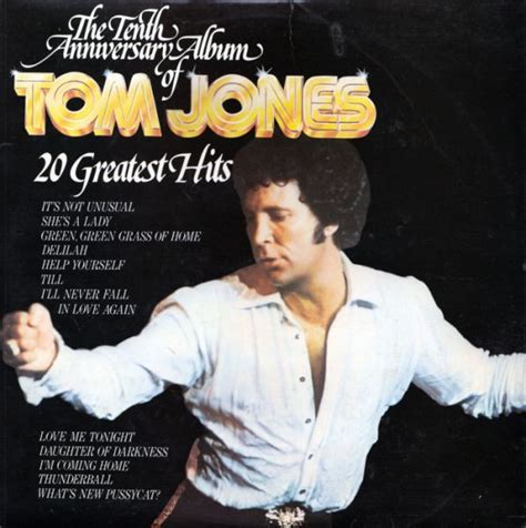 Tom Jones 20 Greatest Hits Releases Discogs