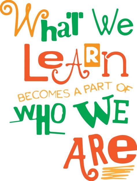 lessons we learn educational wall sticker
