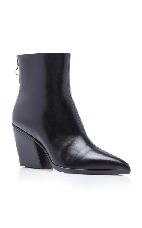 Aeyde Leather Cherry Ankle Boots In Black Lyst