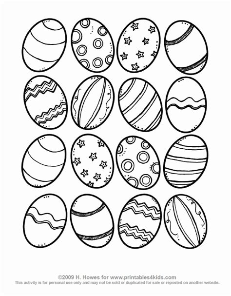 printable easter eggs coloring pages