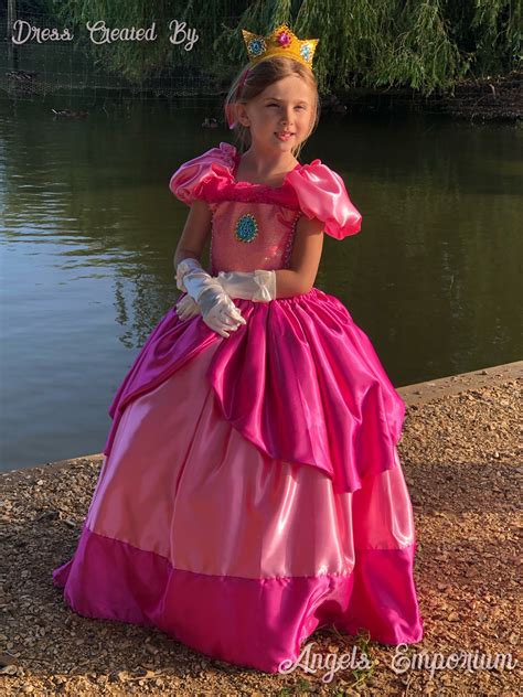 Princess Peach Costume Princess Daisy Costume Dresses Inspired Tutu Dress Birthday Outfit