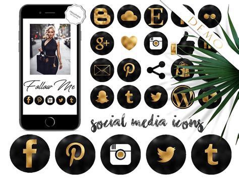 Gold Social Media Icons Clipart 10 Free Cliparts Download Images On