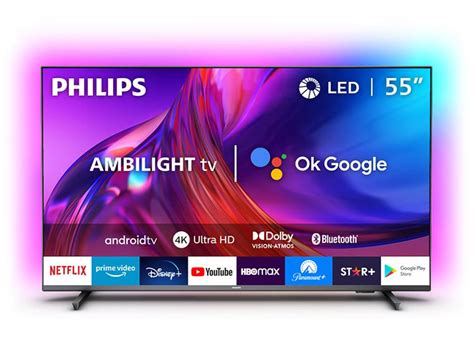 Ripley Led Philips Ambilight 55” Uhd 4k 55pud7906 Android Smart Tv