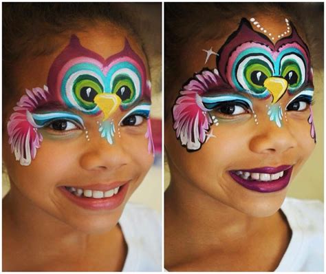 Owl Design Face Paint Face Painting Designs Owl Painting Painting For