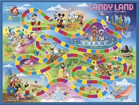 Candyland Disney Parks Theme Park Edition The Op Games Candyland