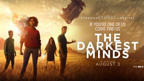 The characters from the novel 'the darkest minds' who make an appearance in the sequel as ruby daly, liam stewart, clancy gray, and chubs. THE DARKEST MINDS Releases Poster, Social Media Key Art ...