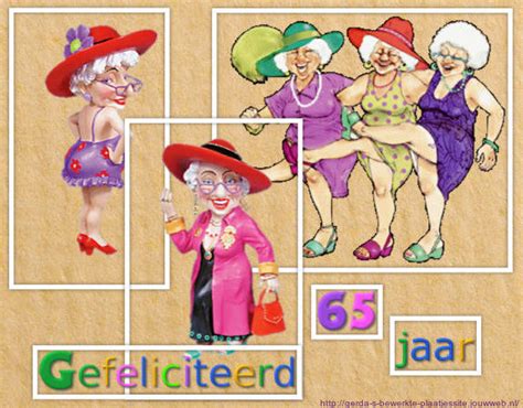 Wij hebben een speciale collectie kaarten grappig voor de jarige vrouw met humor. Verjaardag met Leeftijd 65 jaar / Felicitatie met Leeftijd ...
