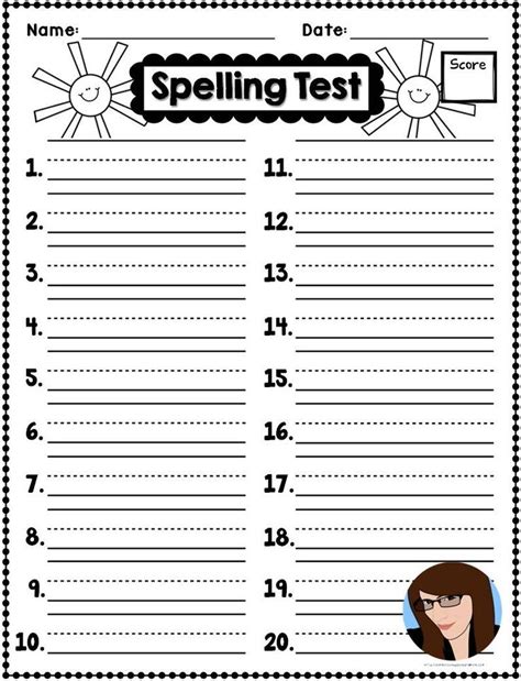 Create A Printable Spelling Practice
