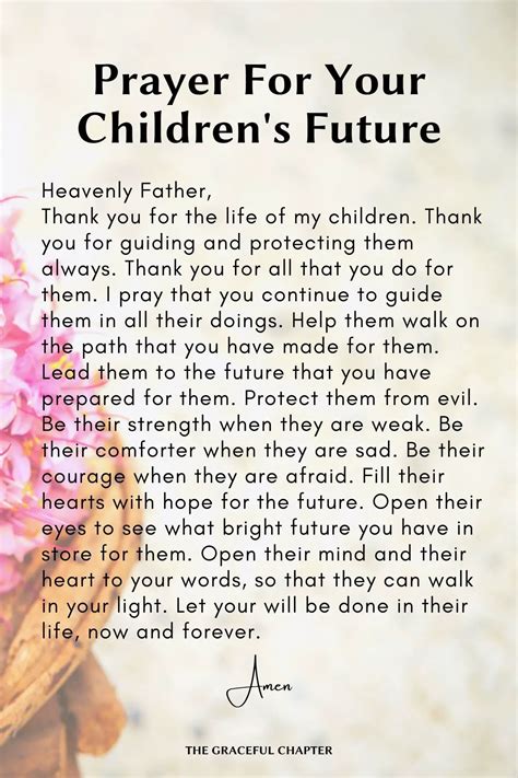 10 Prayer Points For Children The Graceful Chapter