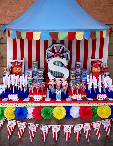 Colorful Circus Carnival Party Ideas