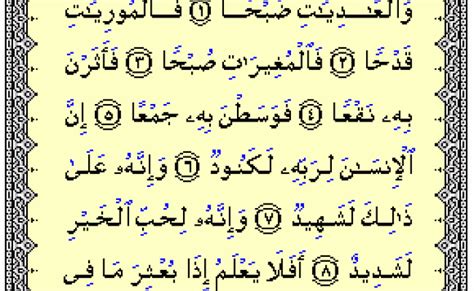 Quran 100 Surah Al Adiyat The Courser Arabic And English Translation Hd