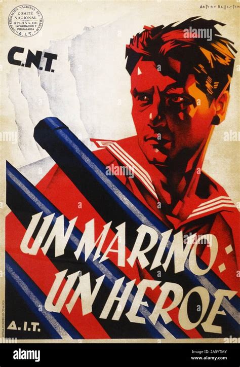 A Sailor A Hero Cnt Spanish Anarchist Propaganda Poster During The