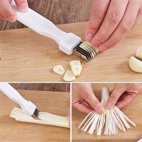 Vanzlife Creative Magic Onion Cutter Knife Onion Scallion Shallot