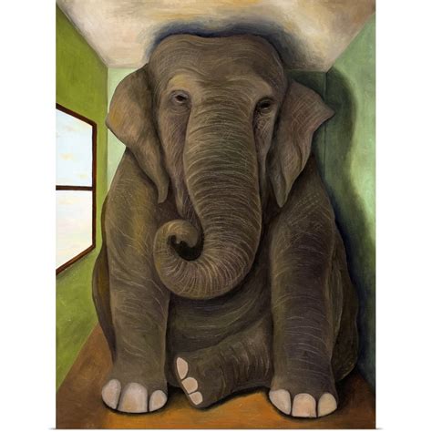 Great Big Canvas Elephant In A Room Art Print 18x24