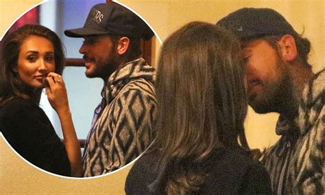 Towie S Megan Mckenna Enjoys Passionate Pda With Pete Wicks On Date Night Daily Mail Online