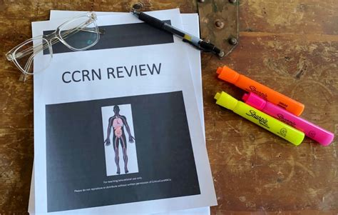 Ccrn Exam Review Exam Study Guide Cram Sheet Printable Etsy