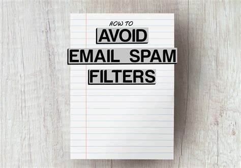 How To Avoid Email Spam Filters