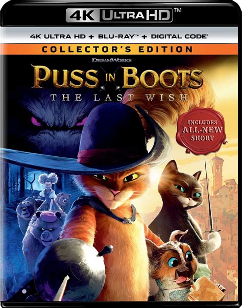 Puss In Boots The Last Wish 4k Blu Ray