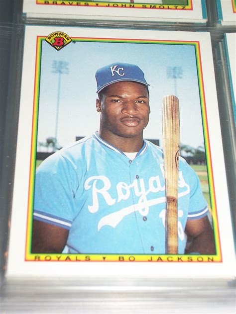 Here are the ground rules: Bo Jackson 1990 Bowman Baseball Card
