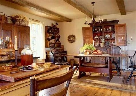 Early Homes Magazine Colonial Dining Room Primitive Dining Rooms