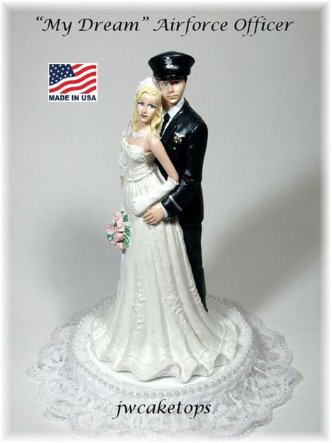 Airforce Officer Wedding Cake Topper Bride 49afo Wedding Cake Toppers