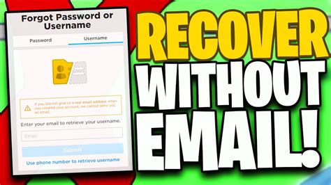 How To Recover Your Password In Roblox Without Your Email Working