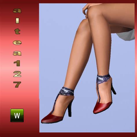 The Sims Resource Scarpe Fascia Caviglia