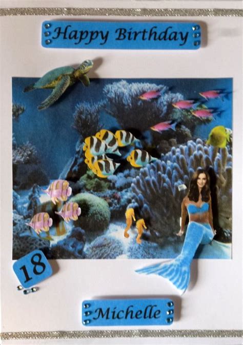 Made By Theresa Holland Card Made To Order Recipient Likes Aquarium Sea Creatures And Cheryl