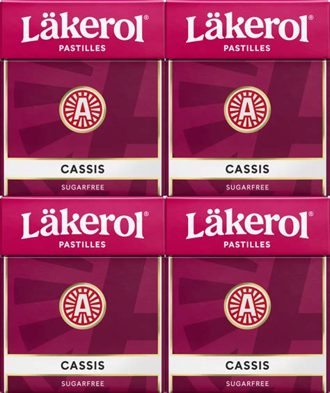 8 Packs Läkerol Lakerol Cassis Sugar Free 192g 6 75 Oz Ebay