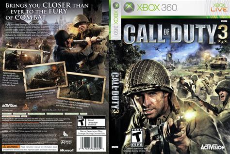 Call Of Duty 3 Xbox 360 Game Covers Call Of Duty 3 Xbox 360 Ntsc