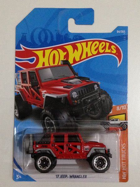 Jual Hw Hot Wheels 2018 084 Red 17 Jeep Wrangler Di Lapak Marwan