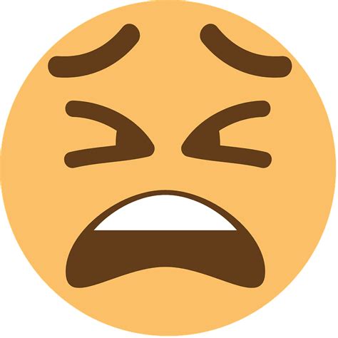 Tired Face Emoji Clipart Free Download Transparent Png Creazilla