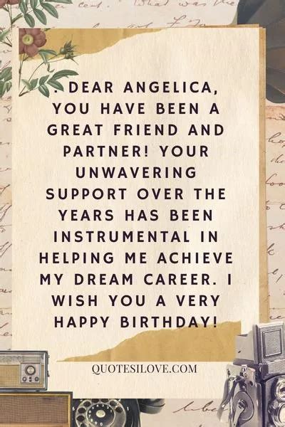 Happy Birthday Angelica Quotes And Wishes Quotes I Love