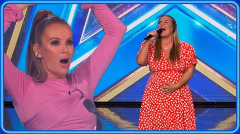 Pregnant Mum To Be WOWS With Astonishing Vocals Britain S Got Talent