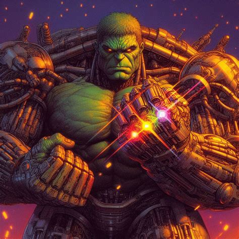 Almighty Hulk Infinity Glove By Mort Aux Arts On Deviantart