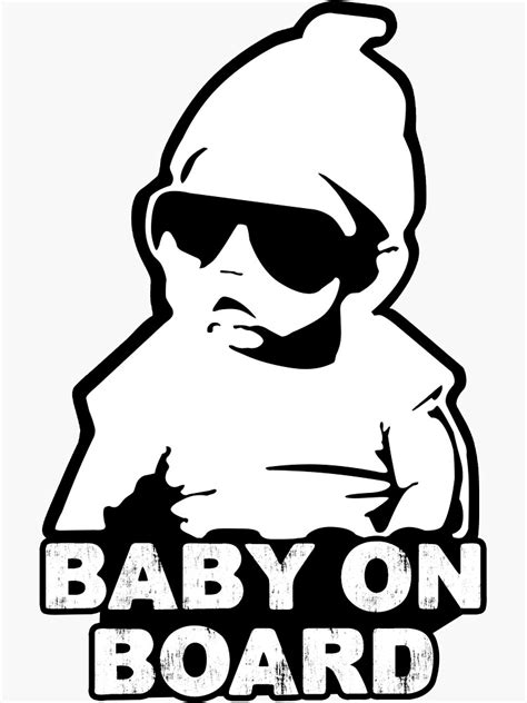 Hangover Baby On Board Sticker For Sale By Skillfulcrate Redbubble