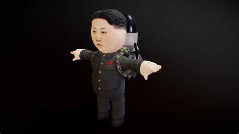Little Rocket Man Kim Jong Un Download Free 3d Model By Lb3d Alienated 01bc95d Sketchfab