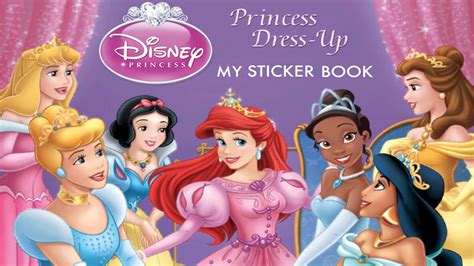 Princess Dress Up My Sticker Book Disney Best App For Kids Youtube