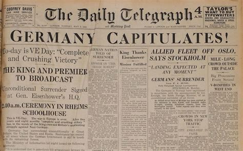 How The Telegraph Covered Ve Day In 1945