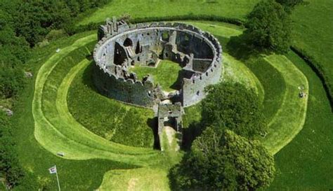Motte And Bailey Was An Early Form Of Castle Where A Large Mound Of