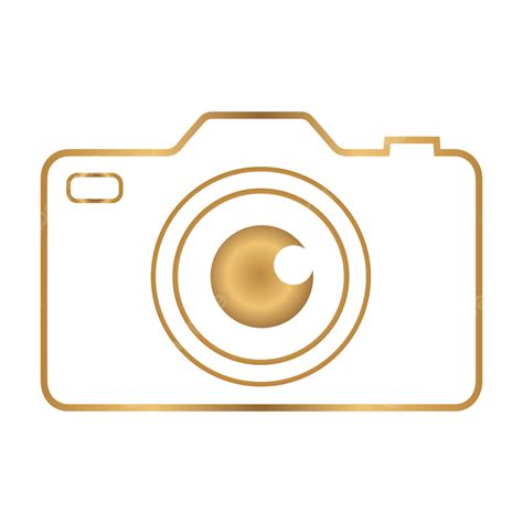تصميم شعار الكاميرا الذهبية تصوير شعار الكاميرا كاميرا التصوير