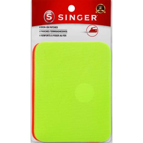 Singer® Twill Neon Iron On Patches 4 Ct Kroger