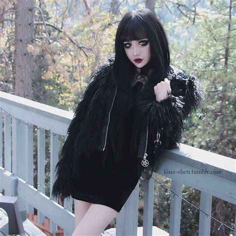 Model Kina Shen Welcome To Gothic And Amazing Gothic Outfits Goth