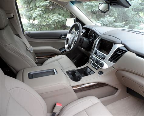Because the yukon xl is built upon a solid axle truck frame, loading goods into and out of the back can be with the new gmc yukon xl denali, there's no need to choose. 2015 GMC Yukon Denali Interior | GMC TRUCKS | Pinterest ...