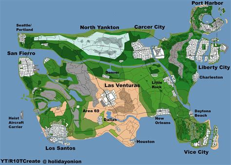 Gta San Andreas Map With Everything Labeled Bmp Name