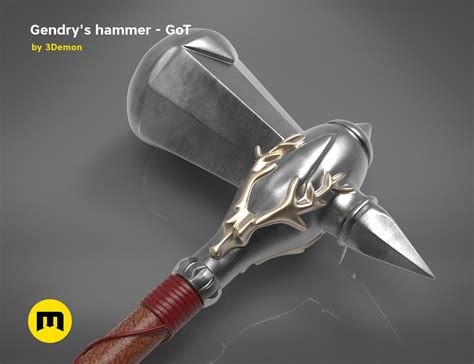 Well done, though i am a bit disappointed by the lack of any surcoat bearing the baratheon sigil and colors. Gendry's Hammer - Game of Thrones - 3Demon - 3D print ...